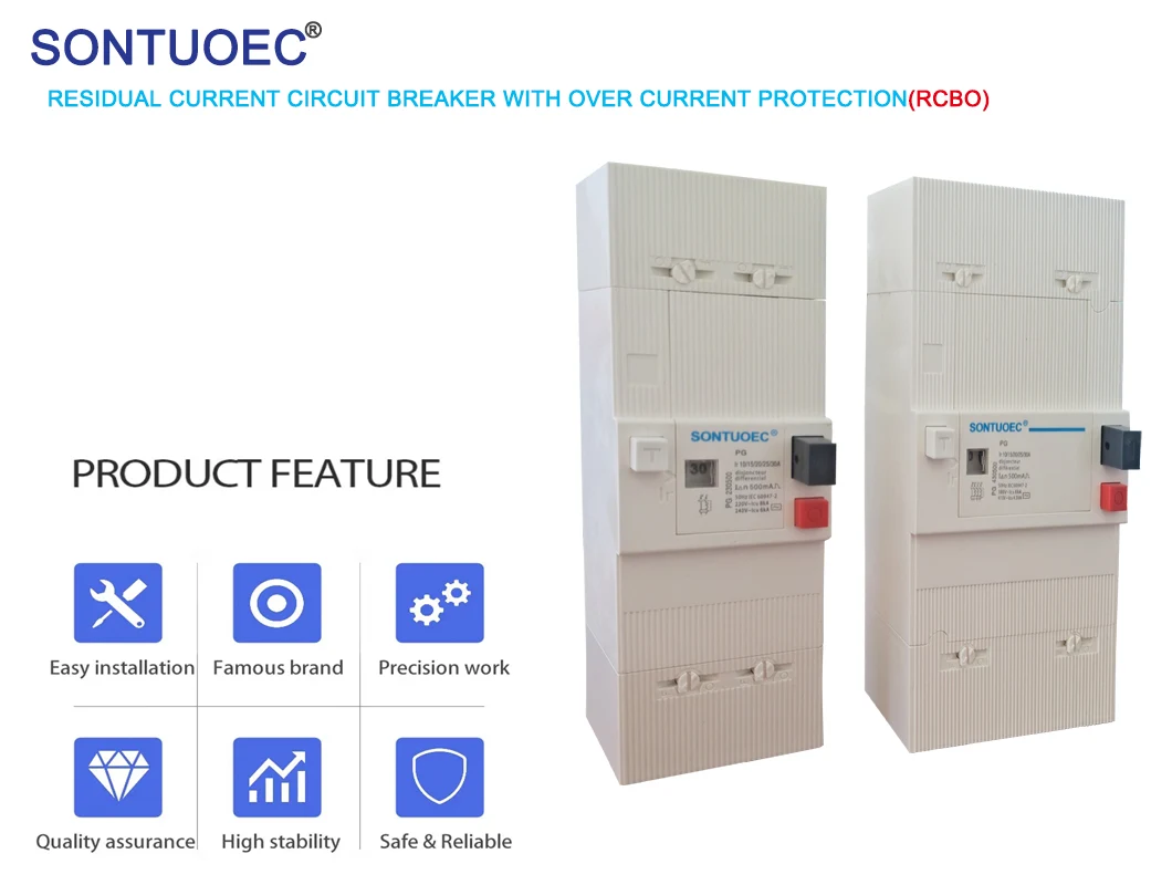 Differential current circuit breaker RCBO Differential current circuit breaker RCBO