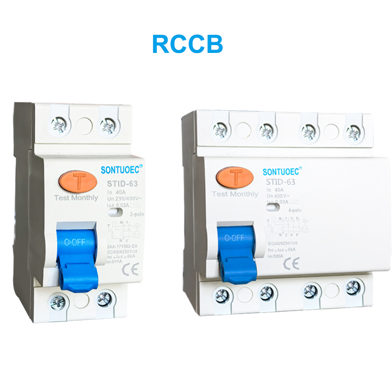 STID-63 Series RCCB 230V 63A 63A Te Whakahoutanga o te Huringa Motuhake