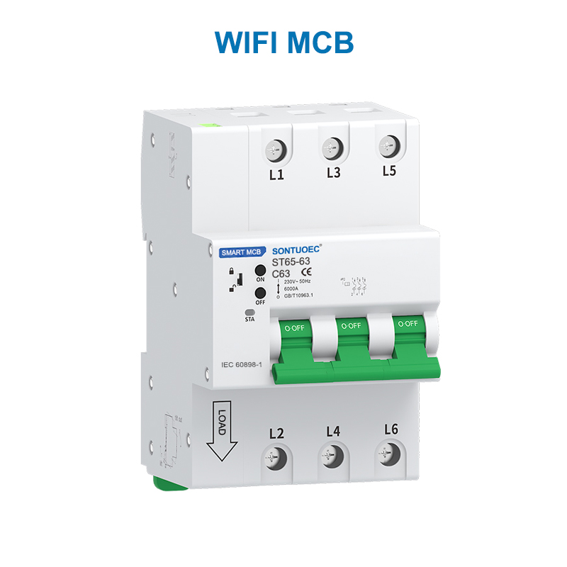Wifi Rererangi RS485 Multifunctional iot mcb rcbo sentience micro breaker micro